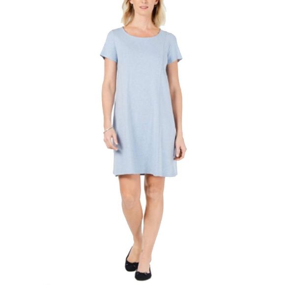 Karen Scott Cotton Seam Front Dress - Picture 3 of 4